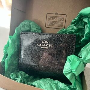 Coach Black Sparkle Wallet